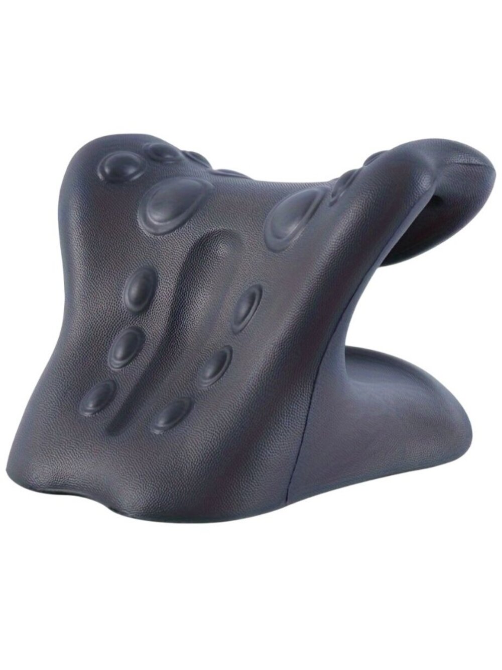 Ergonomic C-Shaped Neck Support Pillow For Cervical Spine Relief Black Curve